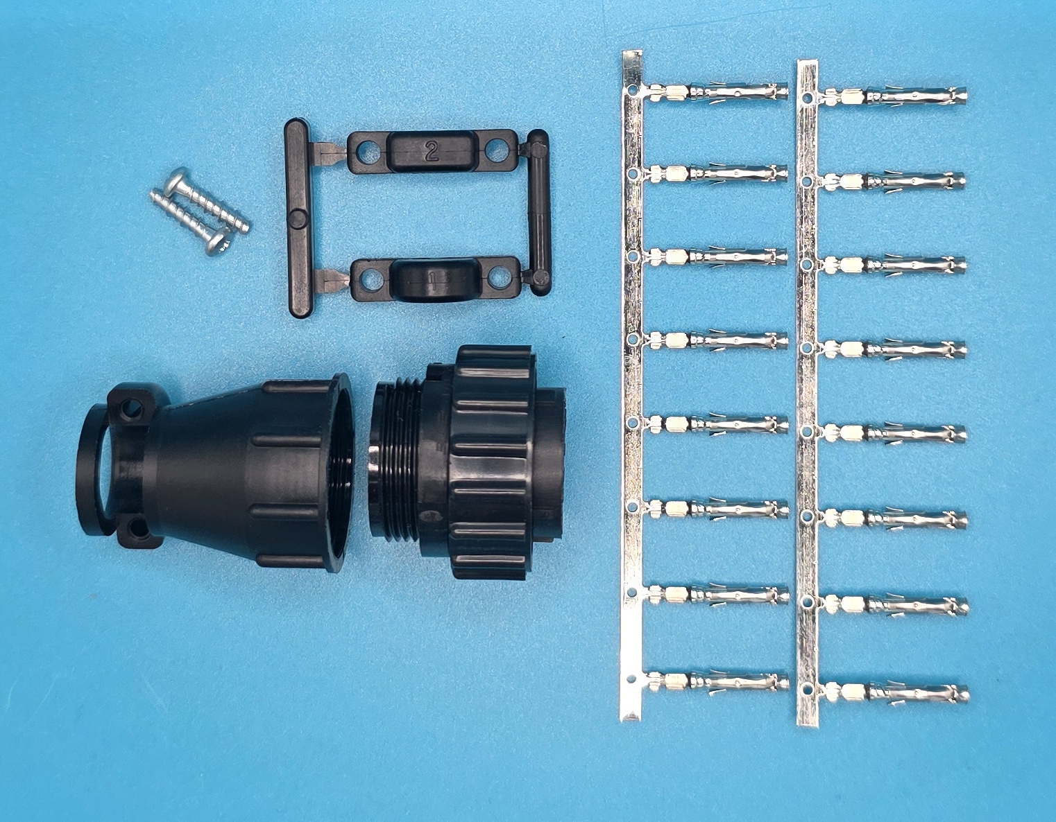 GM16コマ AMP 206037-1 | 16 Terminal CPC Standard Sex Plug Connector Kit